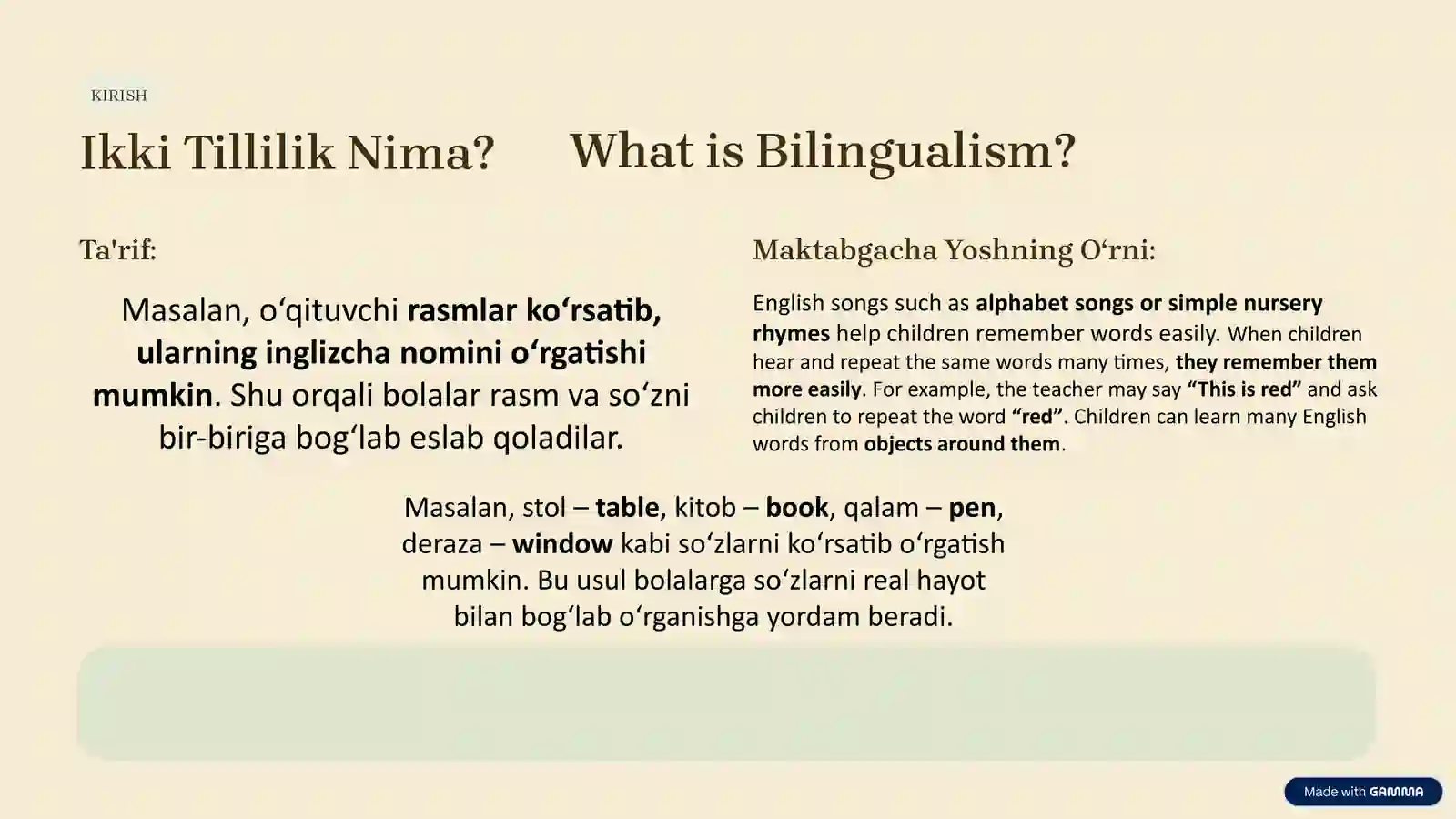 Bolalar uchun ingliz tili lug‘at boyligini rivojlantirish strategiyasi 3