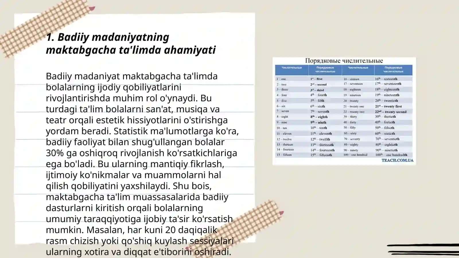 Maktabgacha ta'lim yoshidagi bolalarning badiiy madaniyat asoslarini riivojlantirish 3