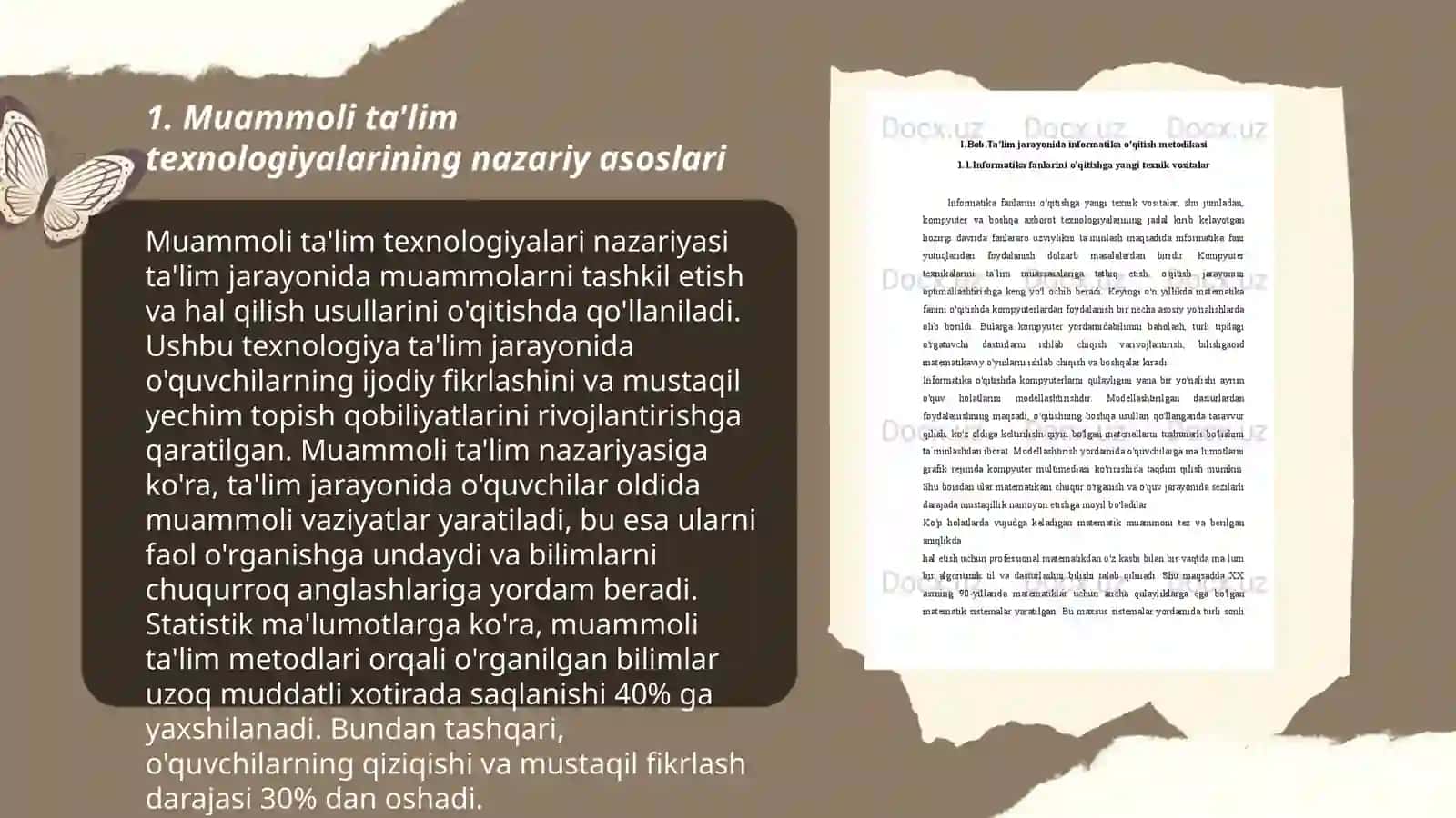 Muammoli ta'lim texnologiyalarining mazmuni ulardan fizika va astronomiya oʼqitish jarayonida foydalanish metodikasi 3