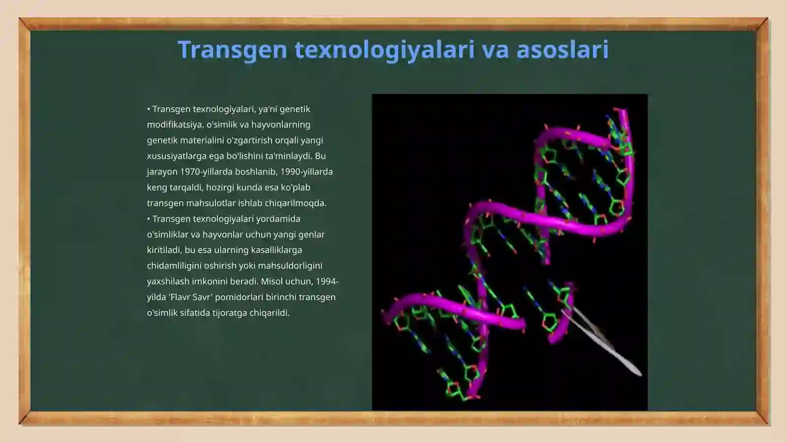 Transgen oʻsimlik va hayvonlarni yaratish va ulardan foydalanishning etik jihatlari 3