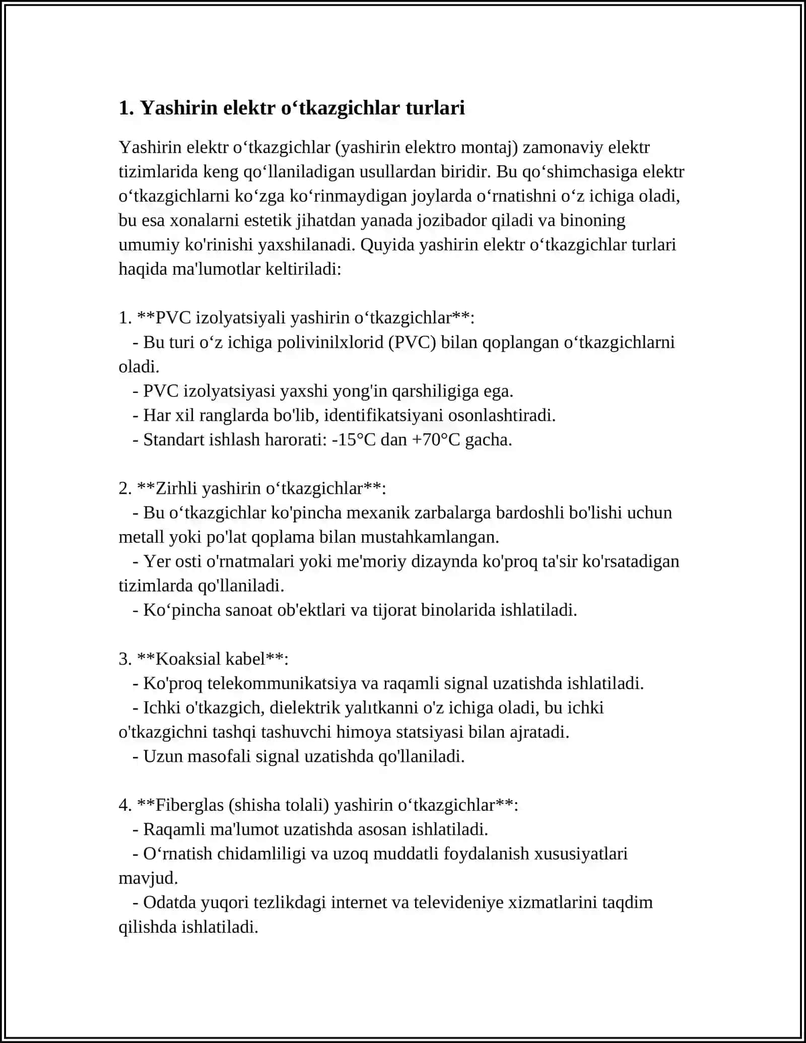 Yashirin Elektr O‘tkazgichlar 3
