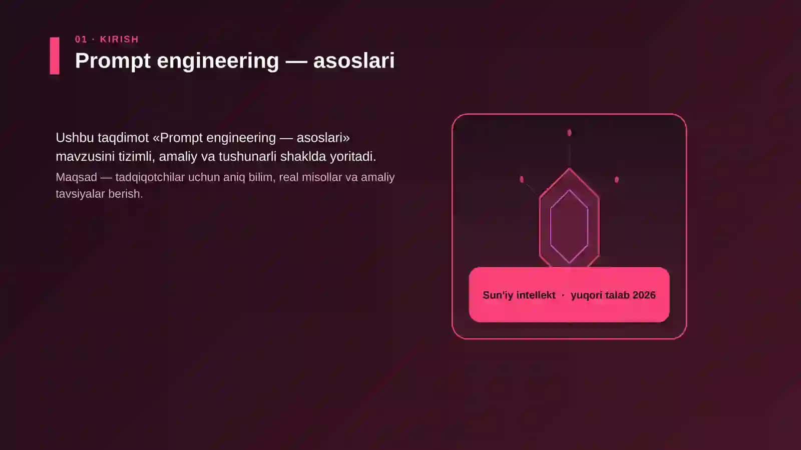 Prompt engineering — asoslari 3