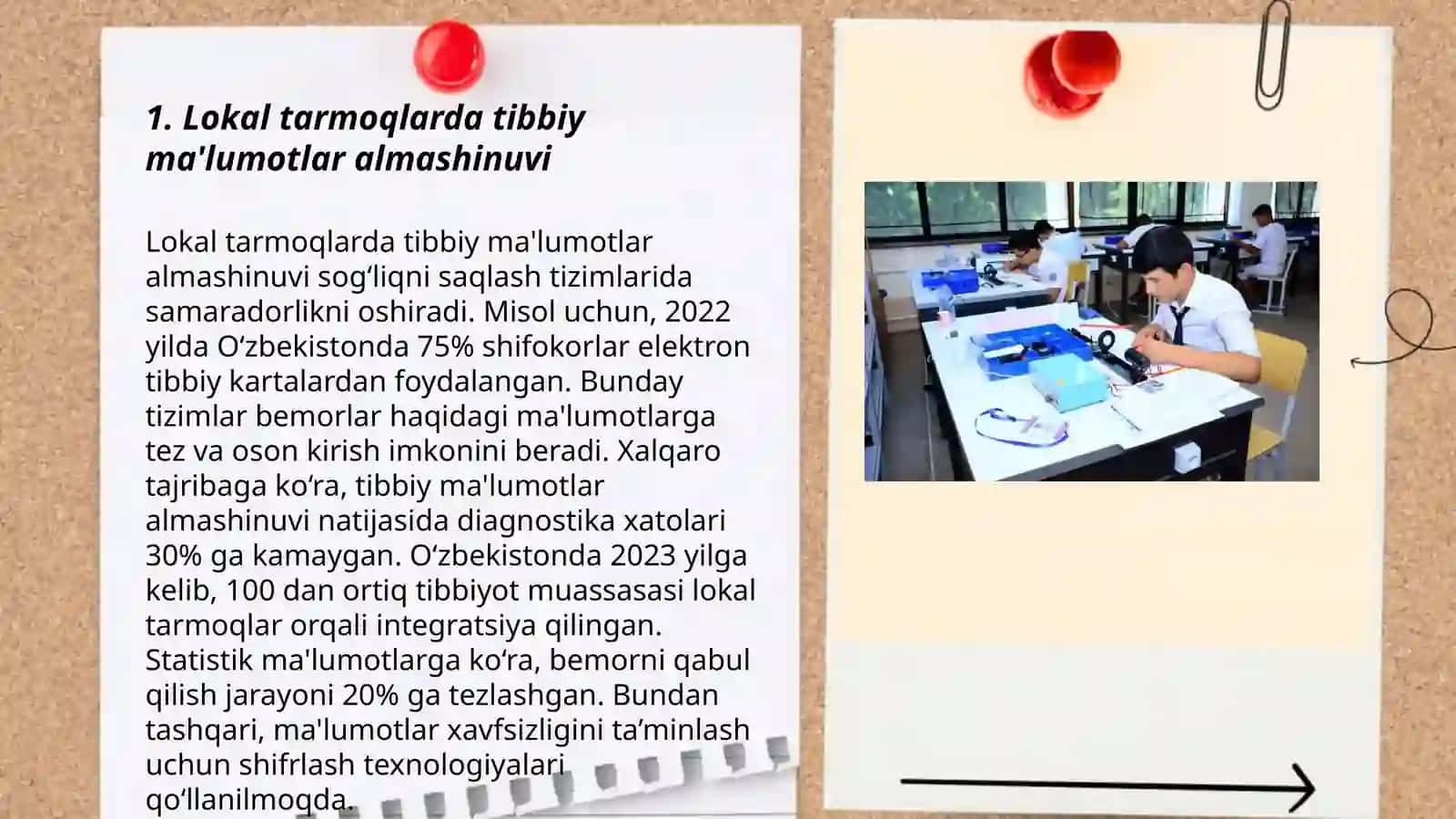 Tibbiy-biologik tadqiqotlarda lokal va (yoki) global tarmoqlarda ishlash 3