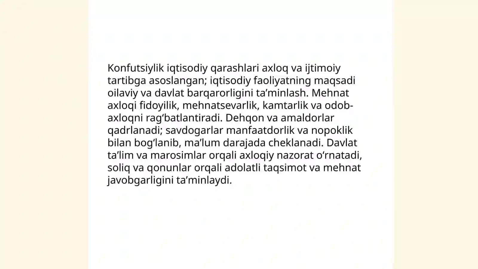 Qadimgi Xitoydagi Iqtisodiy gʻoyalar 3