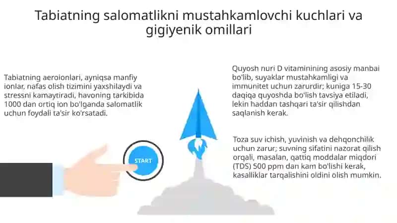 Tabiatni sogʻlomlashtiruvchi kuchlari va gigiyenik omillari 3