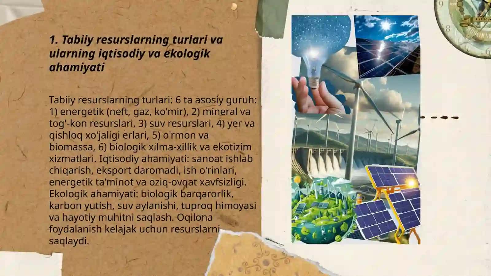 Tabiiy resurslardan oqilona foydalanish 3