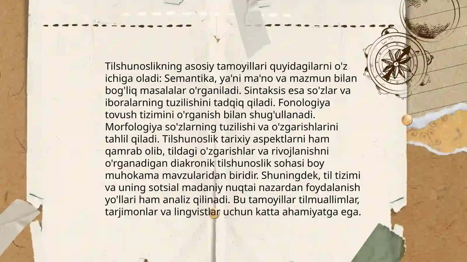 Tilshunoslik fanining oʻrganish obyekti 3