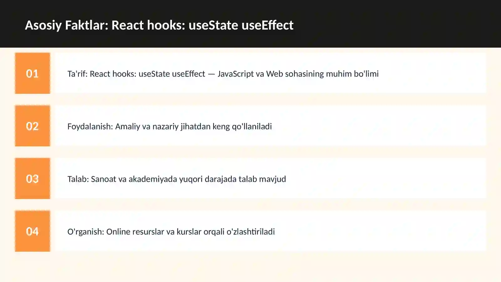 React hooks: useState useEffect 3