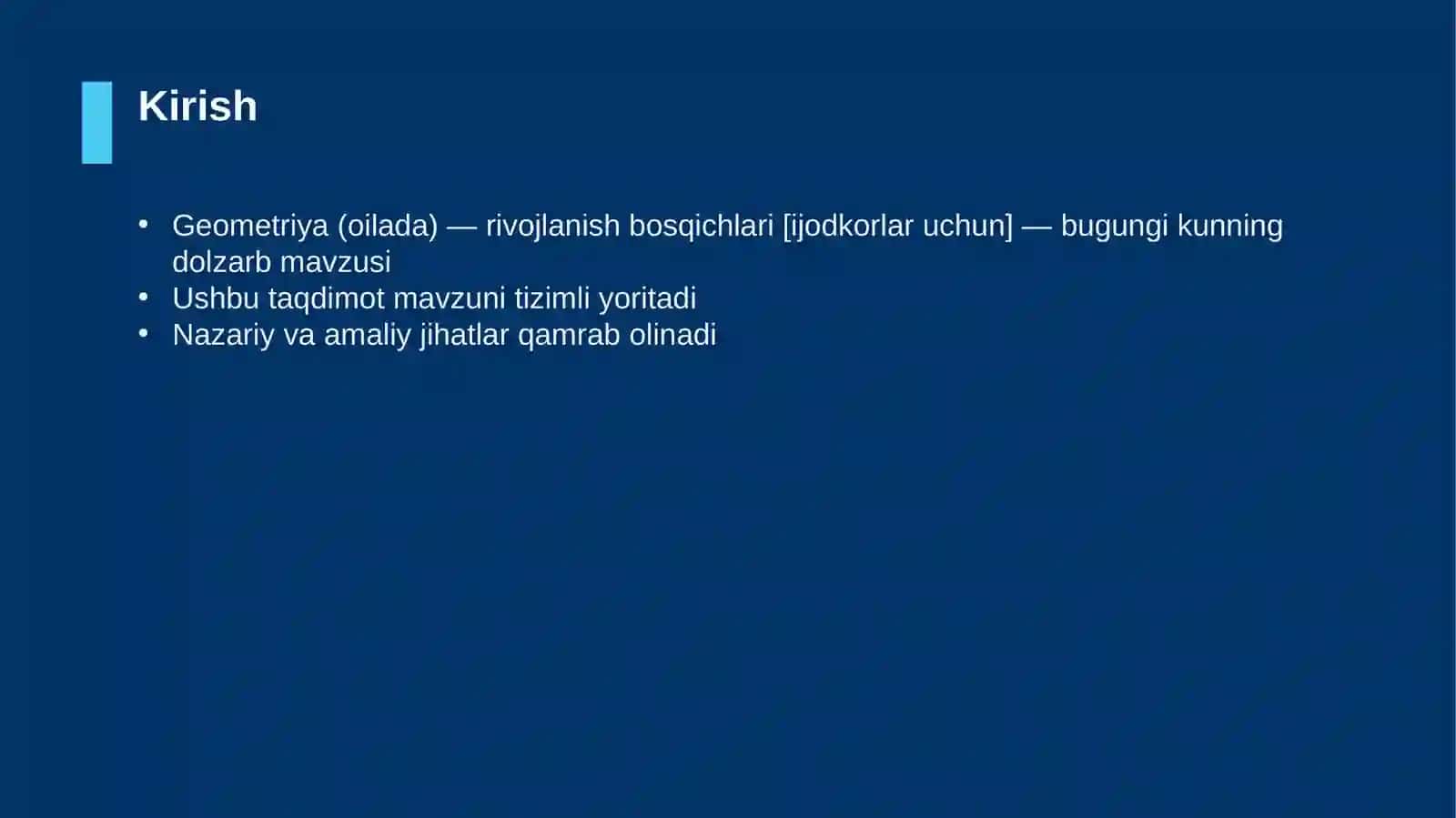 Geometriya (oilada) — rivojlanish bosqichlari [ijodkorlar uchun] 3