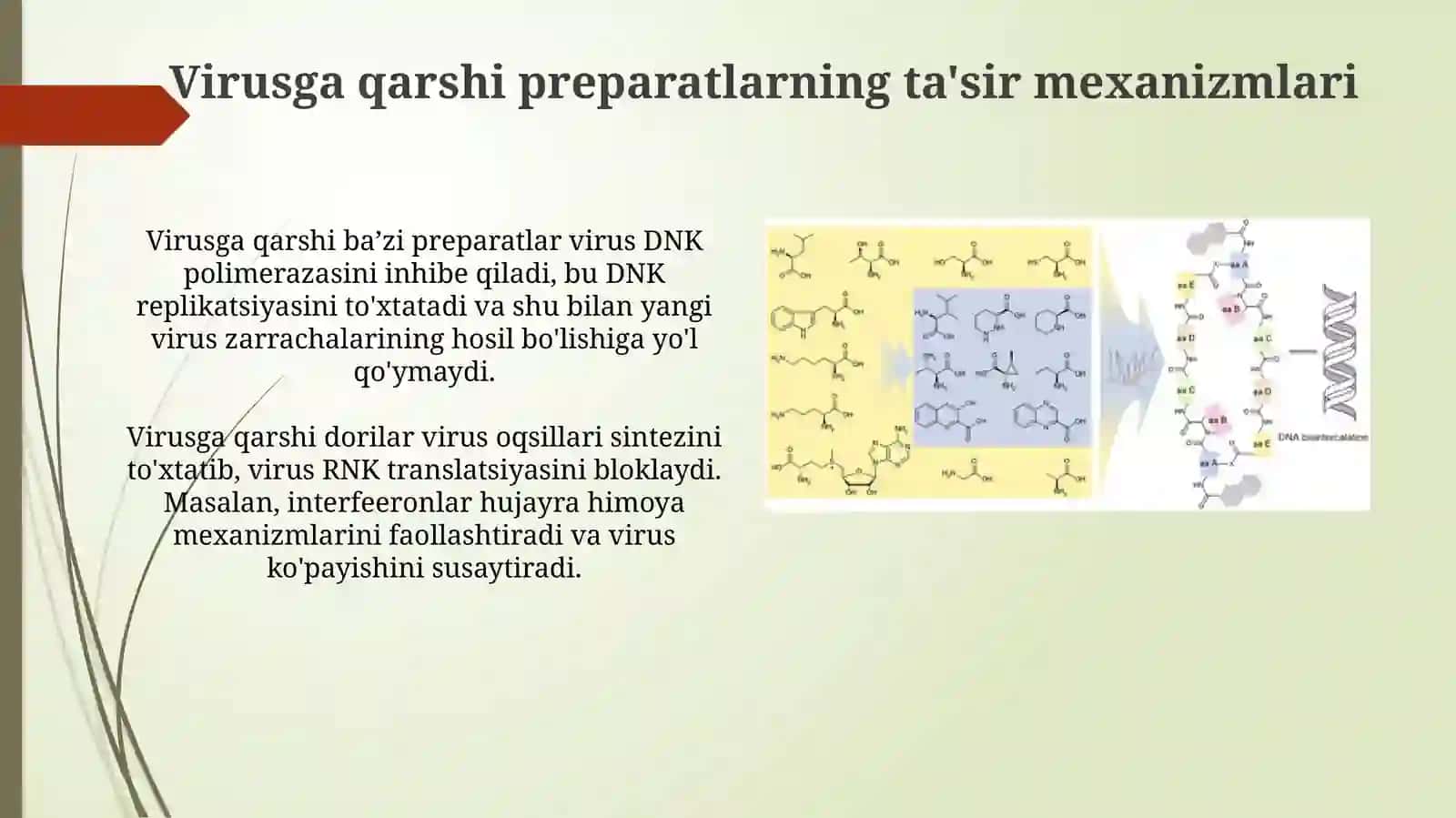 Viruslargava.o'smalargaqarshidorivositalarnita'sirmexanizmi 3