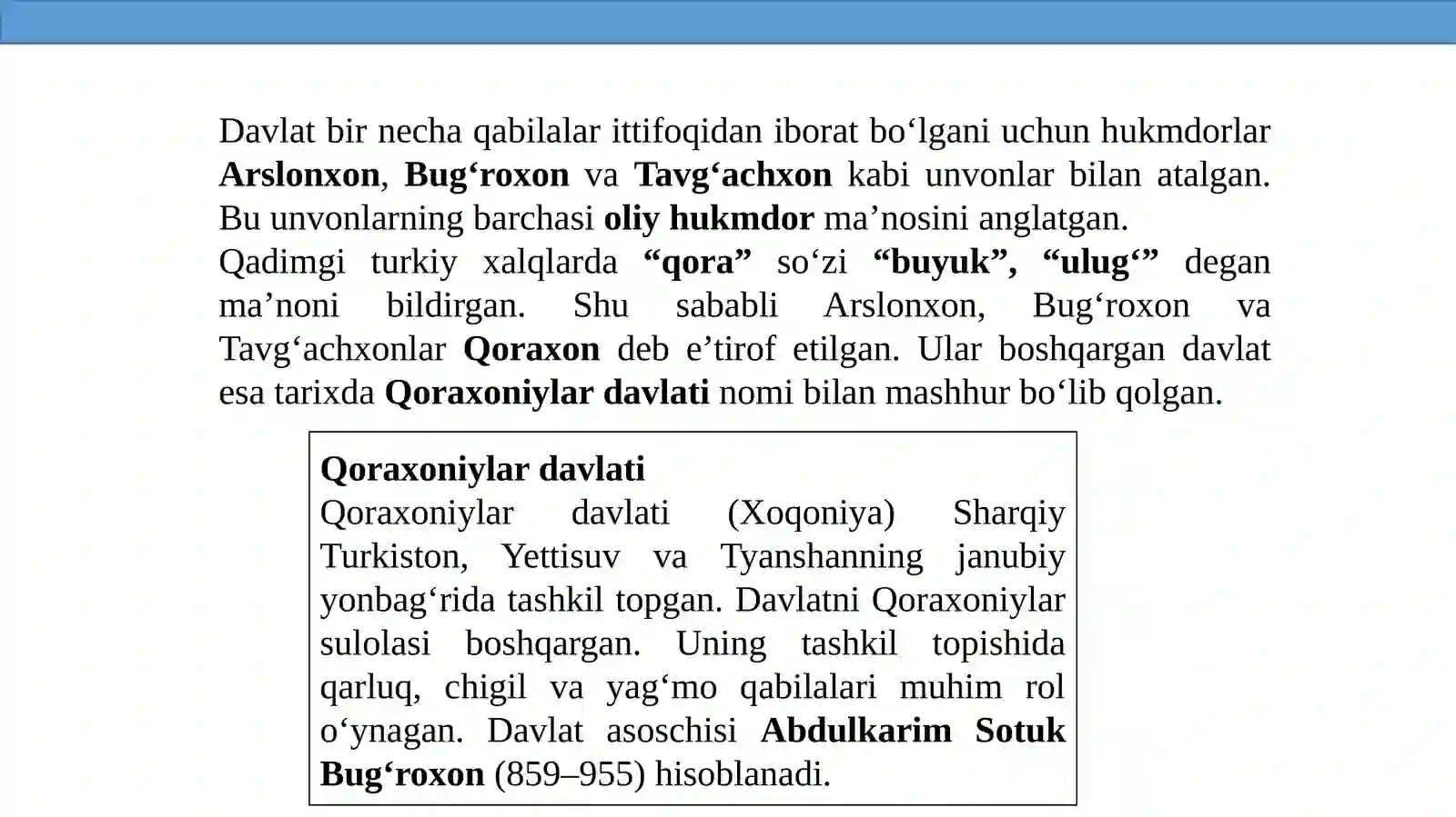 7-SinfO’zbekitontarix 3