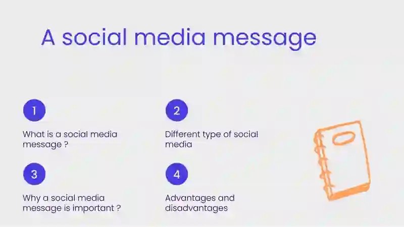 A social media message 3