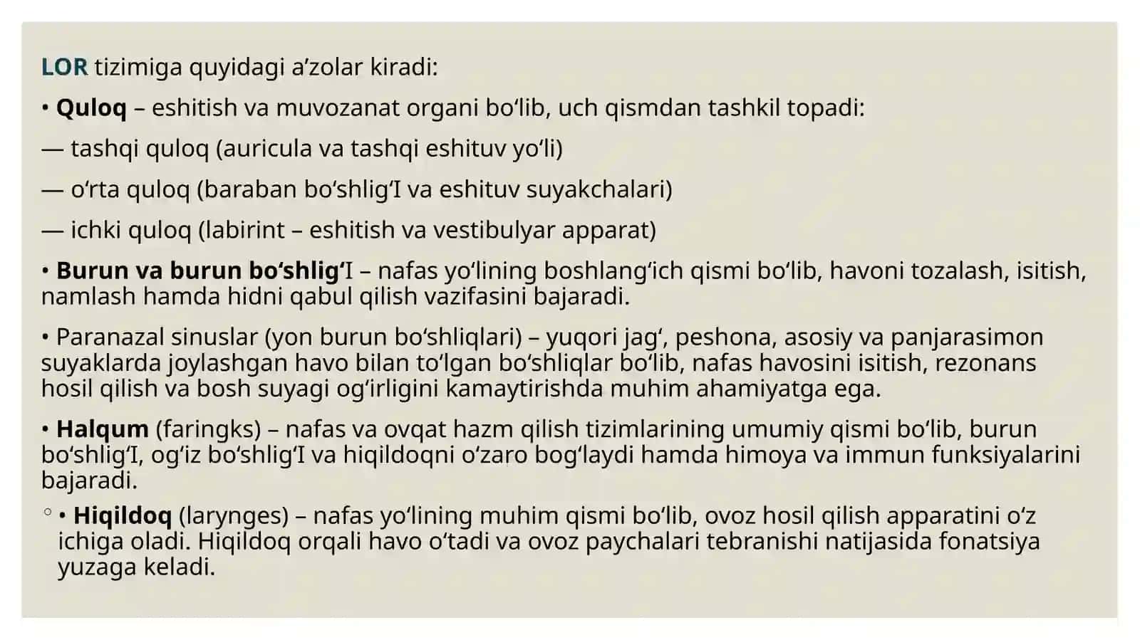 LORa'zolarining zamonaviy tekshiruv usullari 3