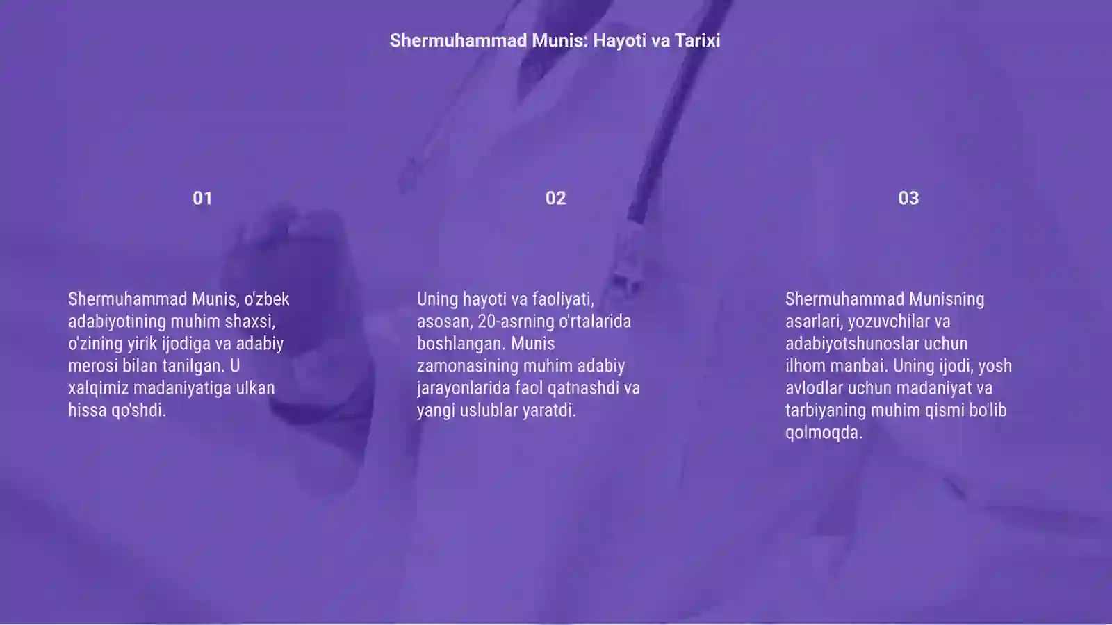 Shermuhammad Munis 3