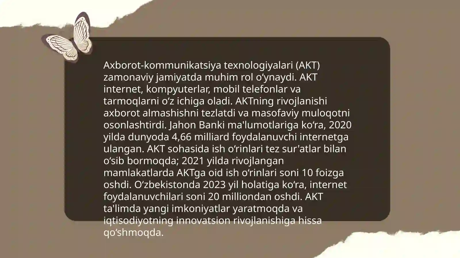 Axborot-kommunikatsiya texnologiyalari 3