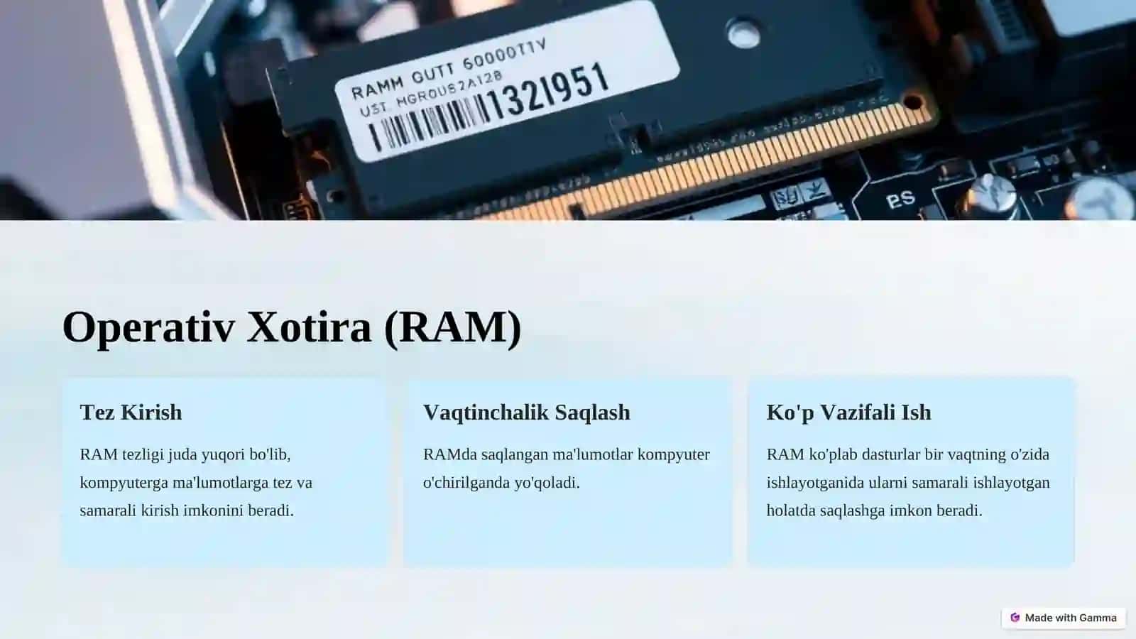 Kompyuter Xotirasi 3