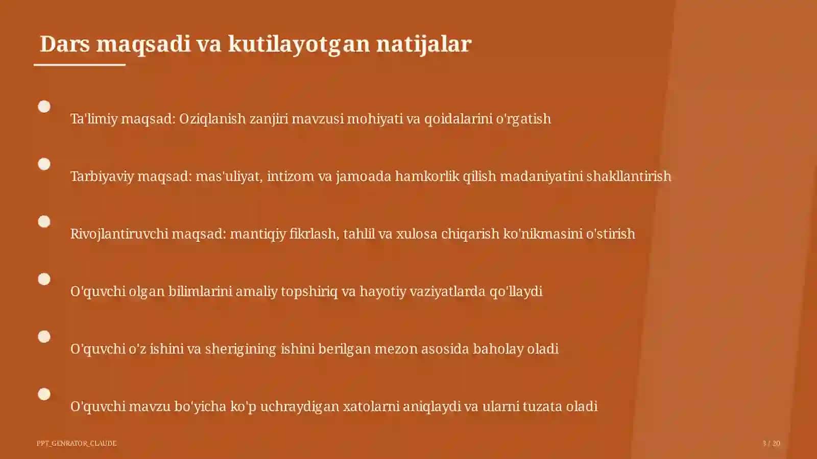 Oziqlanish zanjiri (3-sinf) 3