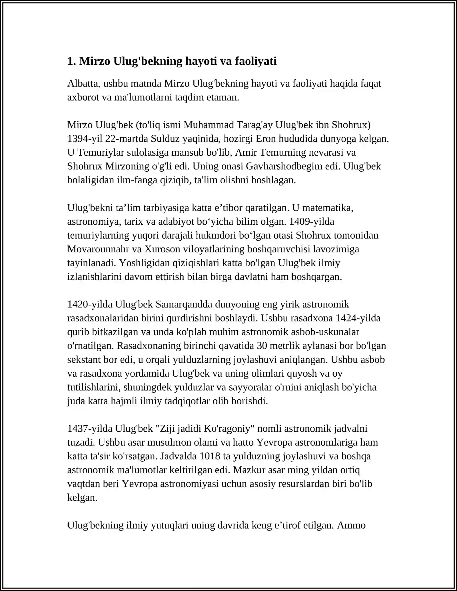 MIRZO ULUĞBEK DAVLAT ARBOBI VA BUYUK OLIM 3