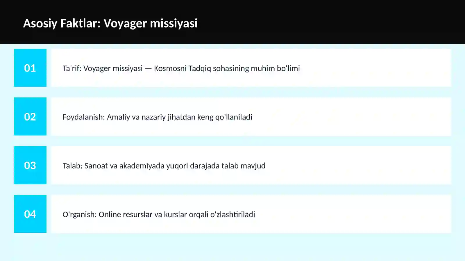 Voyager missiyasi 3