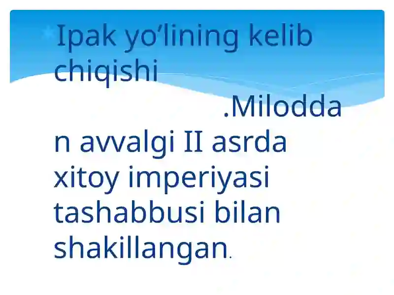 buyuk ipak yo'li 3