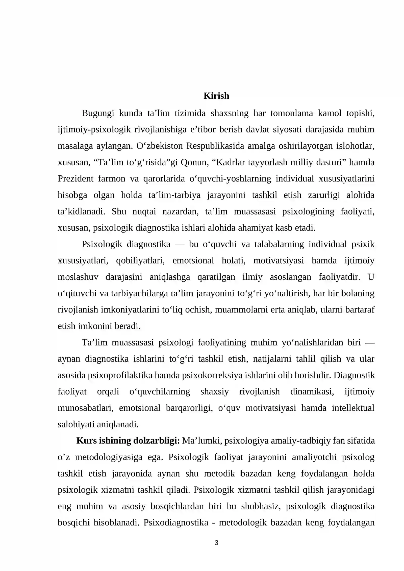 Ta’lim muassasasi psixologining psixologik diagnostika faoliyati 3
