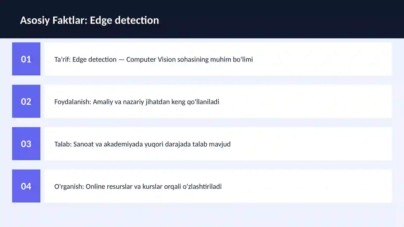Edge detection 3