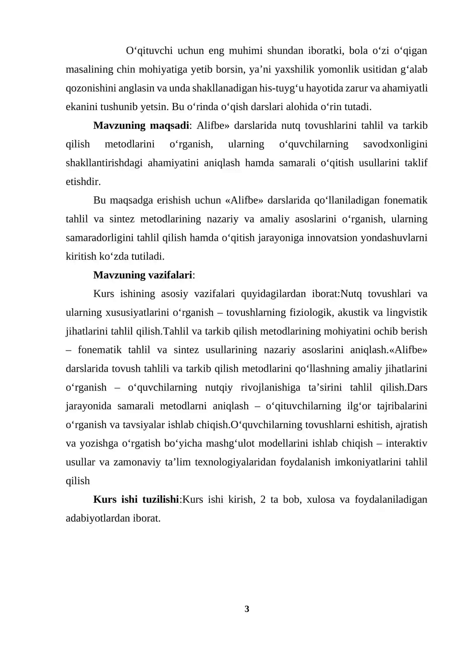 «ALIFBE» DARSLARIDA NUTQ TOVUSHLARINI TAHLIL VA TARKIB QILISH METODLARINING QO‘LLANISHI 3