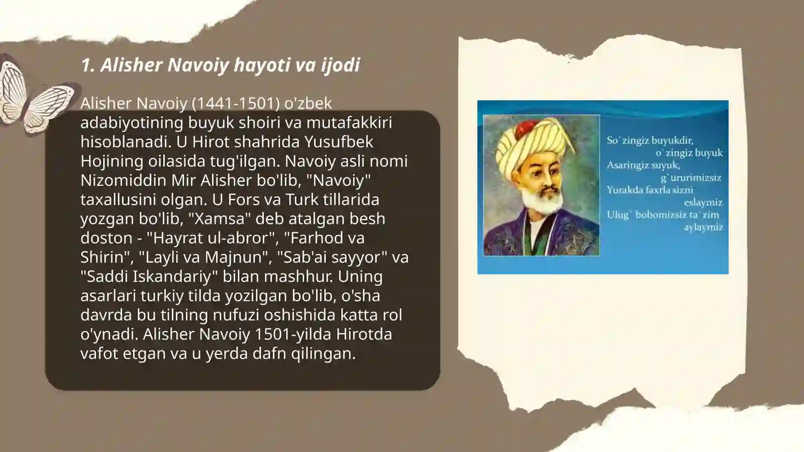 Alisher Navoiy g’azallari 3