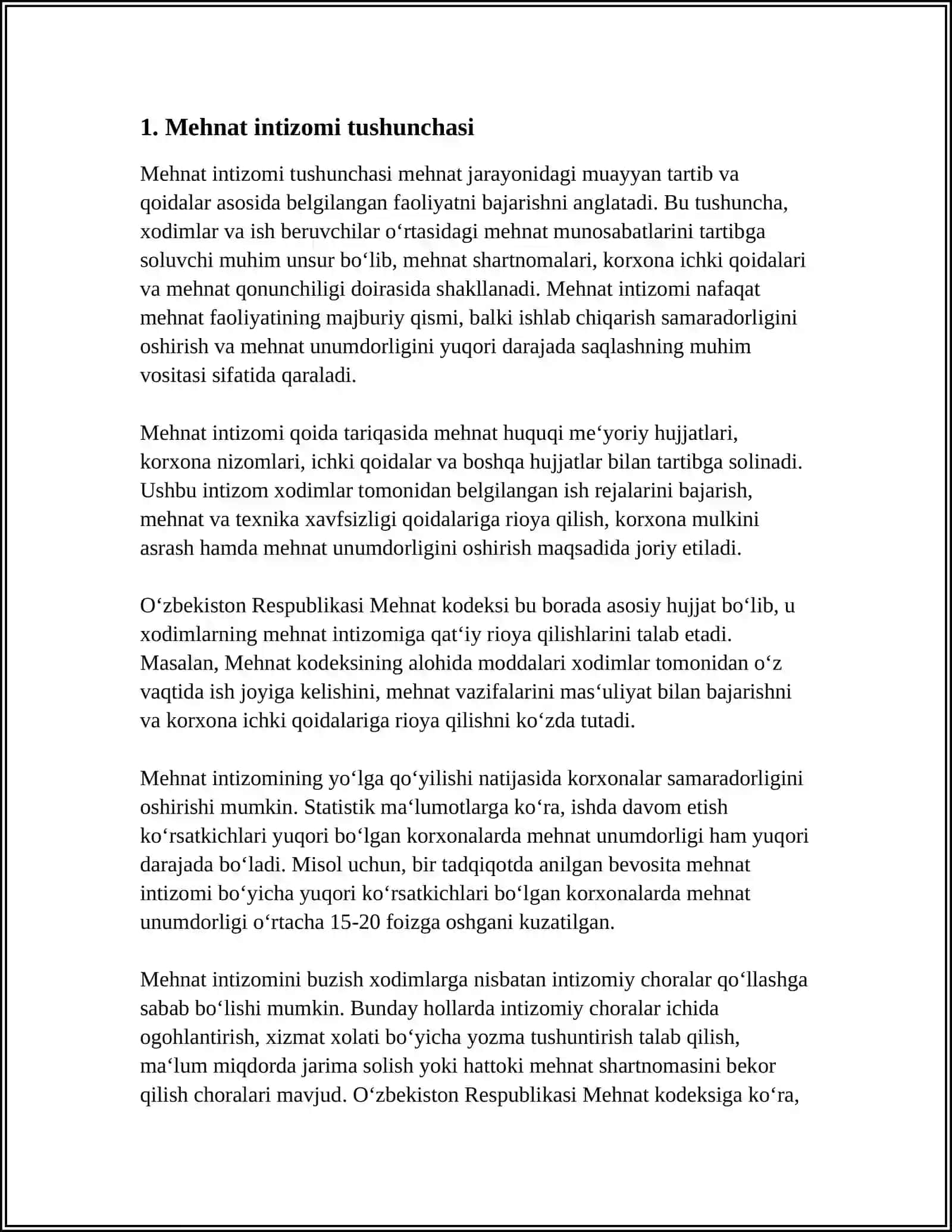 MEHNAT INTIZOMI TIBIYOT HODIMLARI BURCHLARI VAZIFALARI 3