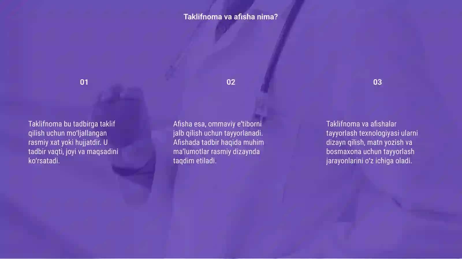 Taklifnoma va afishalar tayyorlash texnologiyasi 3
