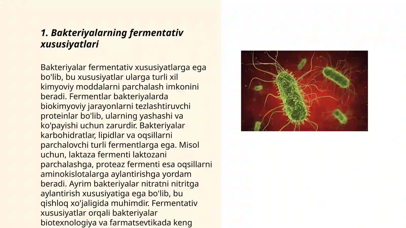 Bakteriyalarni fermentativ, biokimyoviy, serologik xususiyatlari oʻrganish, oziq muhit 3