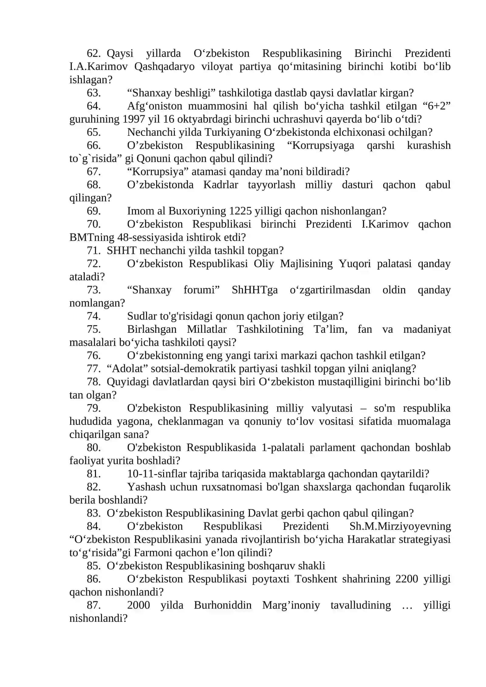 Qonun qabul qilishning tarixi 3