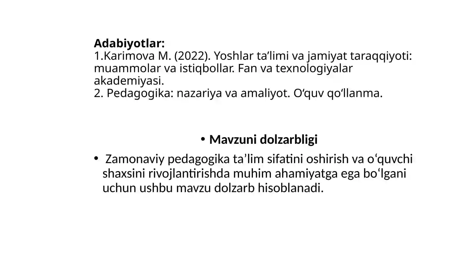 JAHON PEDAGOGIKA FANINING RIVOJLANISH TARIXI 3