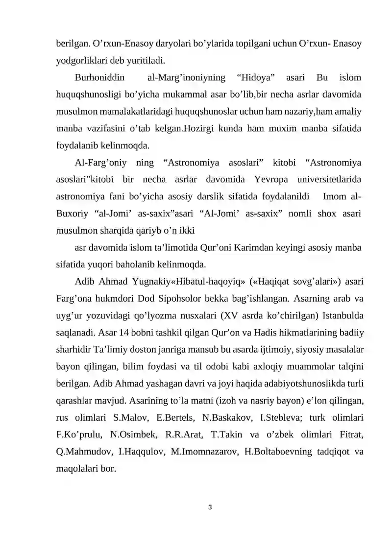Akademik litseylarda qadimgi yodgorliklarni órganish usullari 3