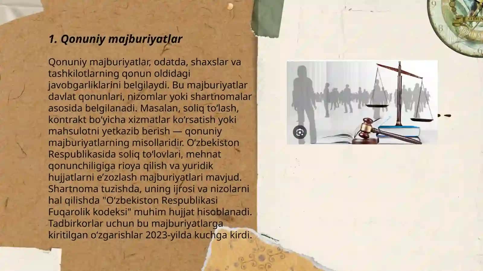 Qonuniy majburiyatlar 3