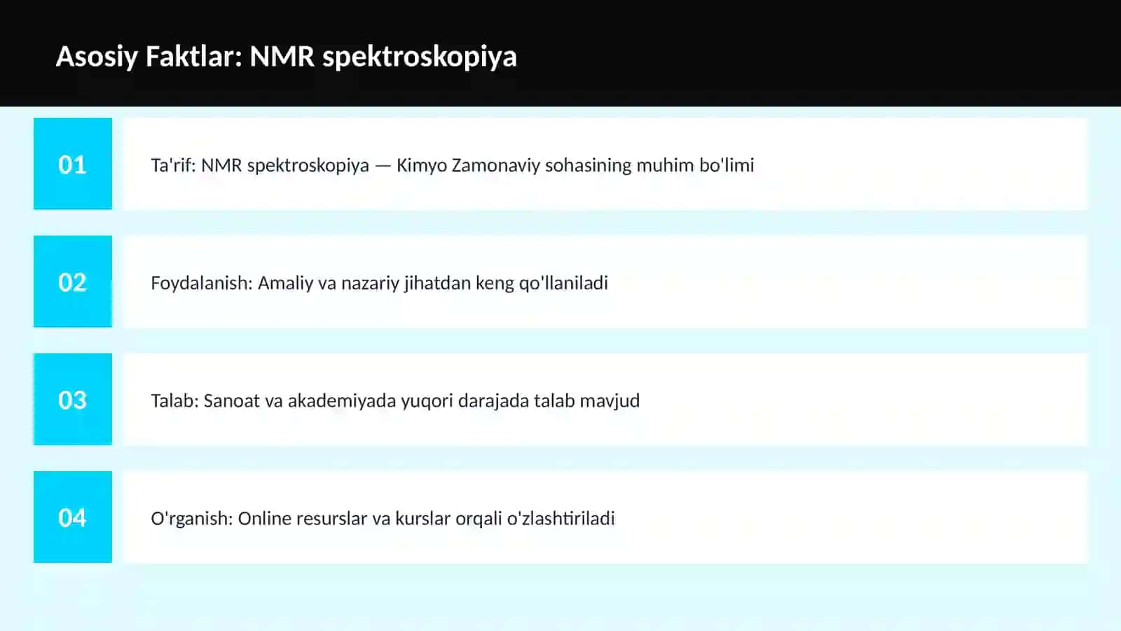 NMR spektroskopiya 3