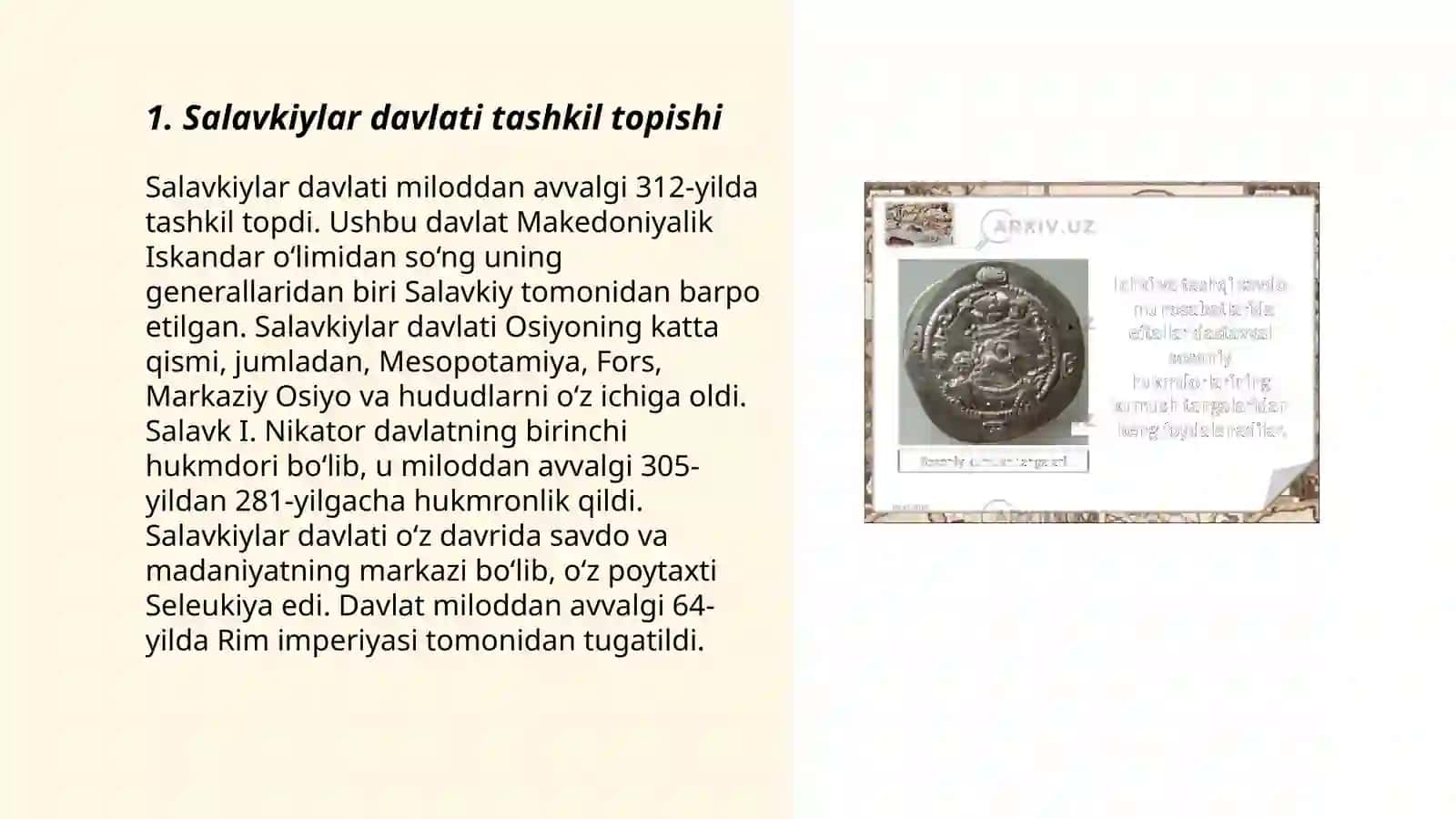Salavkiylar va Eftaliylar davlati tashkil topishi va shakllanishi 3