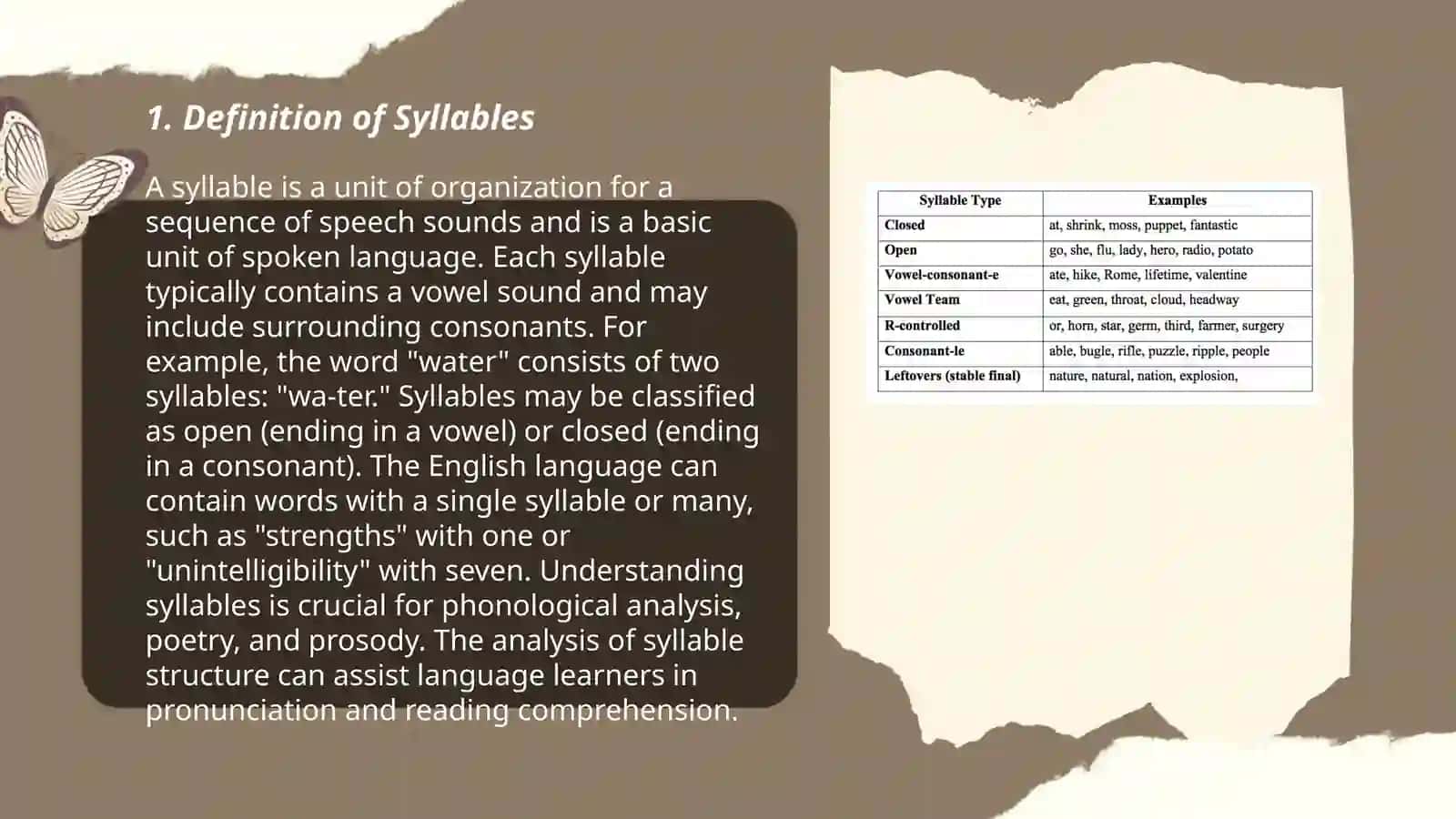 Syllables 3
