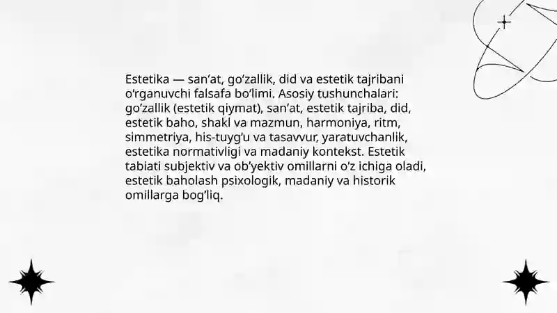 Estetika 3