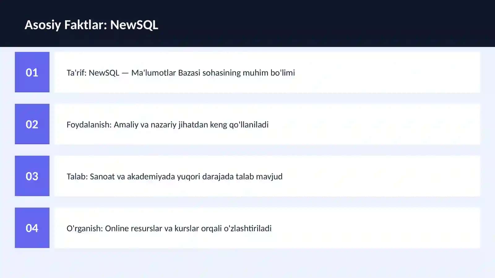 NewSQL 3