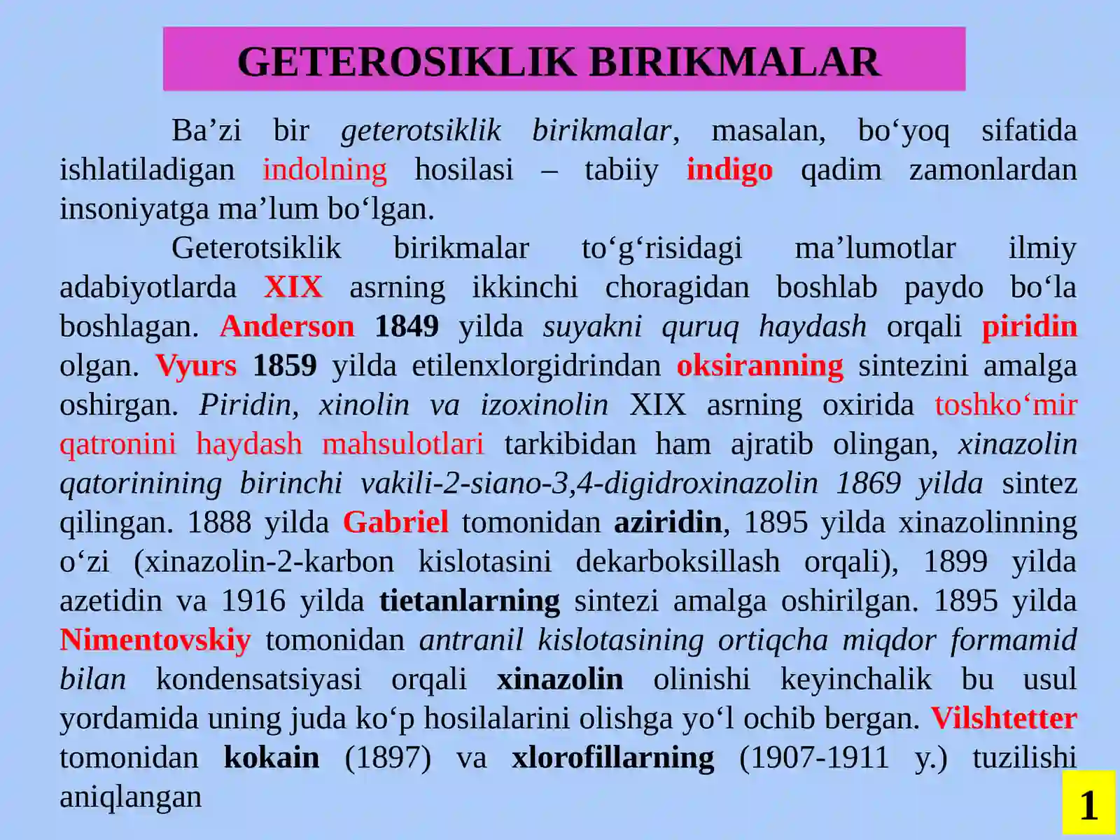 GETEROSIKLIK BIRIKMALAR 3