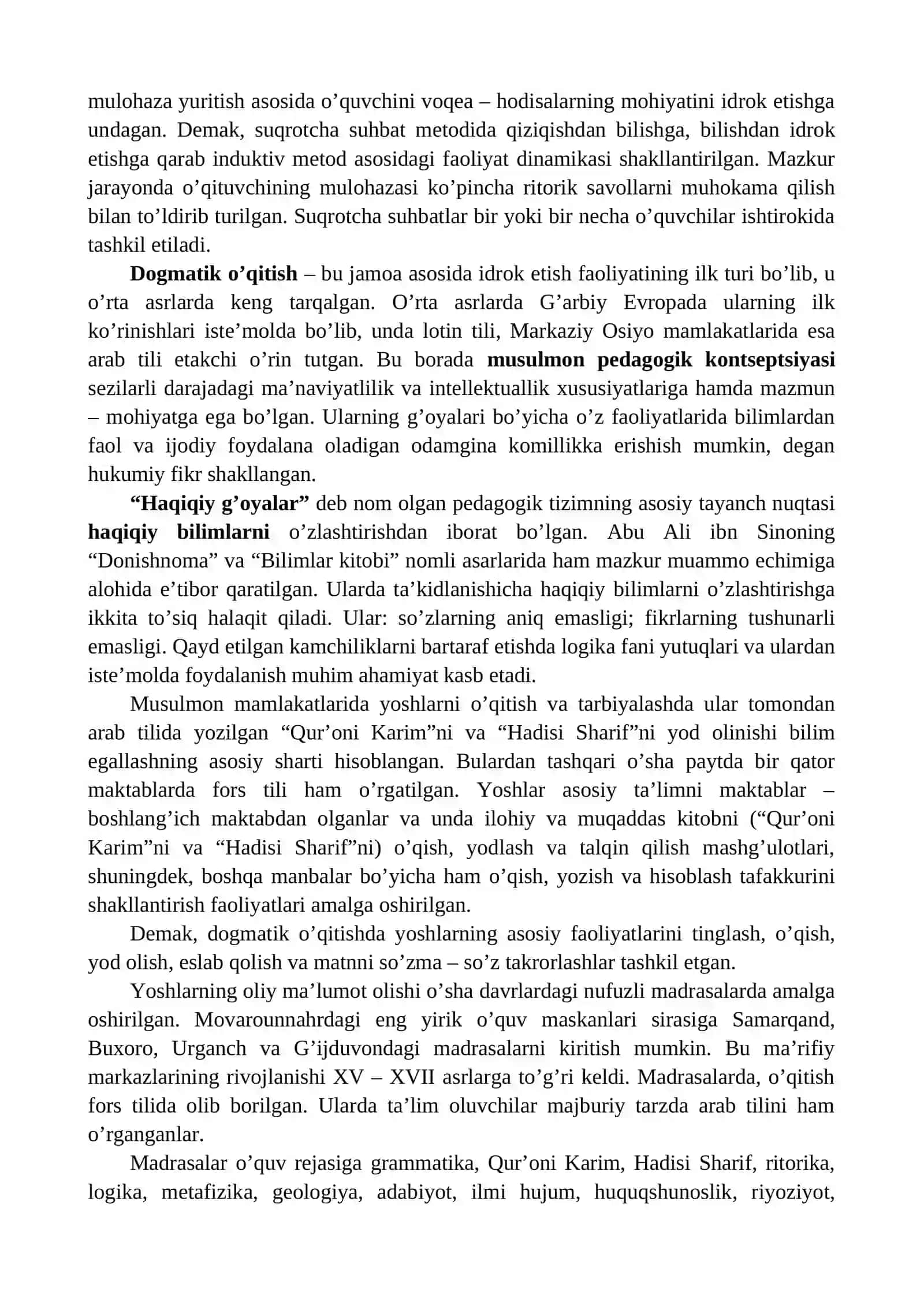 Ta'limni tashkil etish turlari, shakllari va vositalari 3