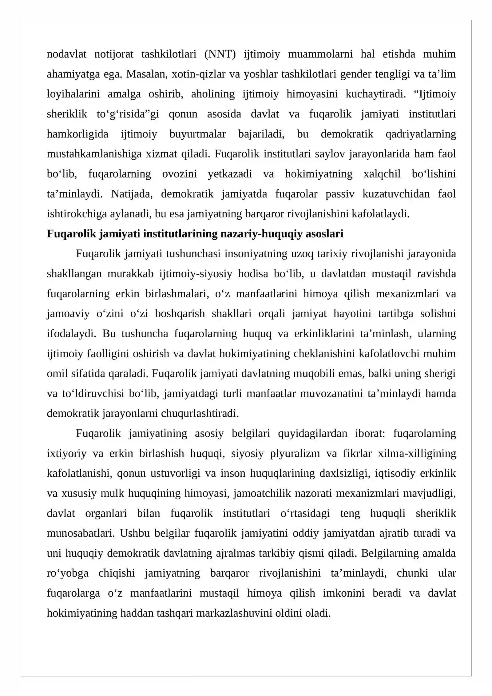 Fuqarolik jamiyati institutlari 3