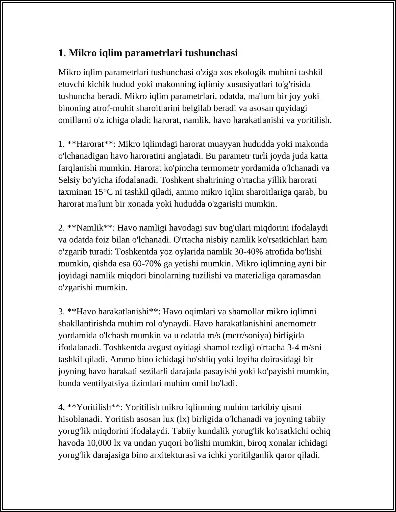 MIKRO IQLIM PARAMETRLARINI AVTOMATIK NAZORAT QILISH TIZIMINI ISHLAB CHIQISH 3