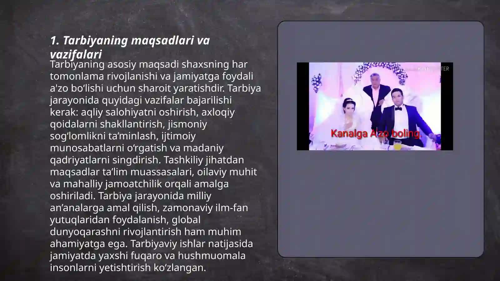 Tarbiyaning maqsadlari va vazifalari 3