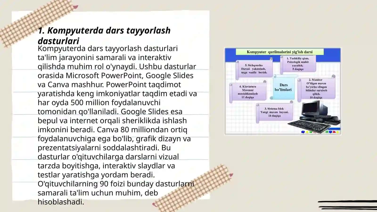 Mamatrahimova Nazokatning Pedagogik mahorat fanidan tayyorlangan Taqdimot 3
