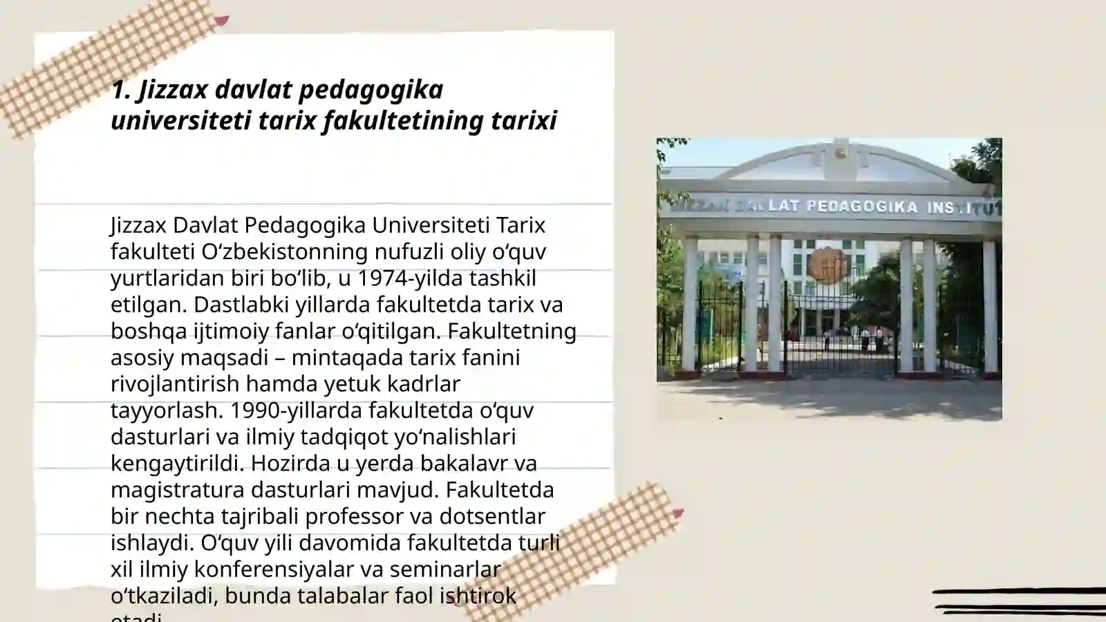 Jizzax Davlat Pedagogika Universiteti Tarix Fakulteti 3