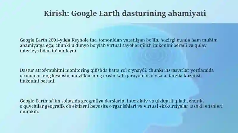 Google Earth dasturi va ahamiyati 3