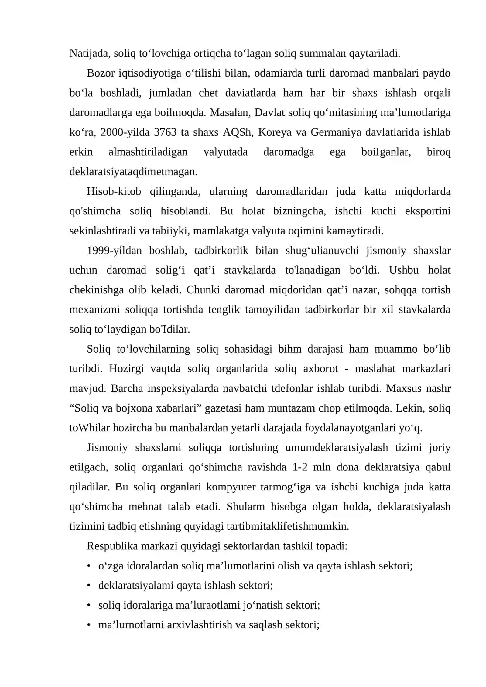 Jismoniy shaxslarga daromadlar tog’risidagi deklaratsiya asosida soliq solish 3