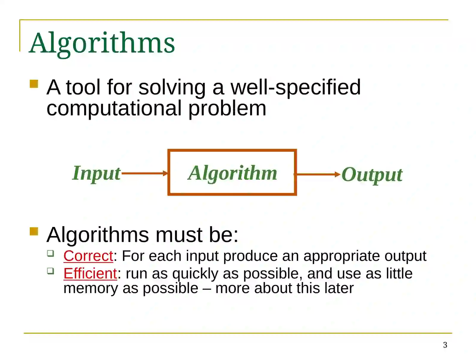 Using Pseudo-code to Solve Problems 3